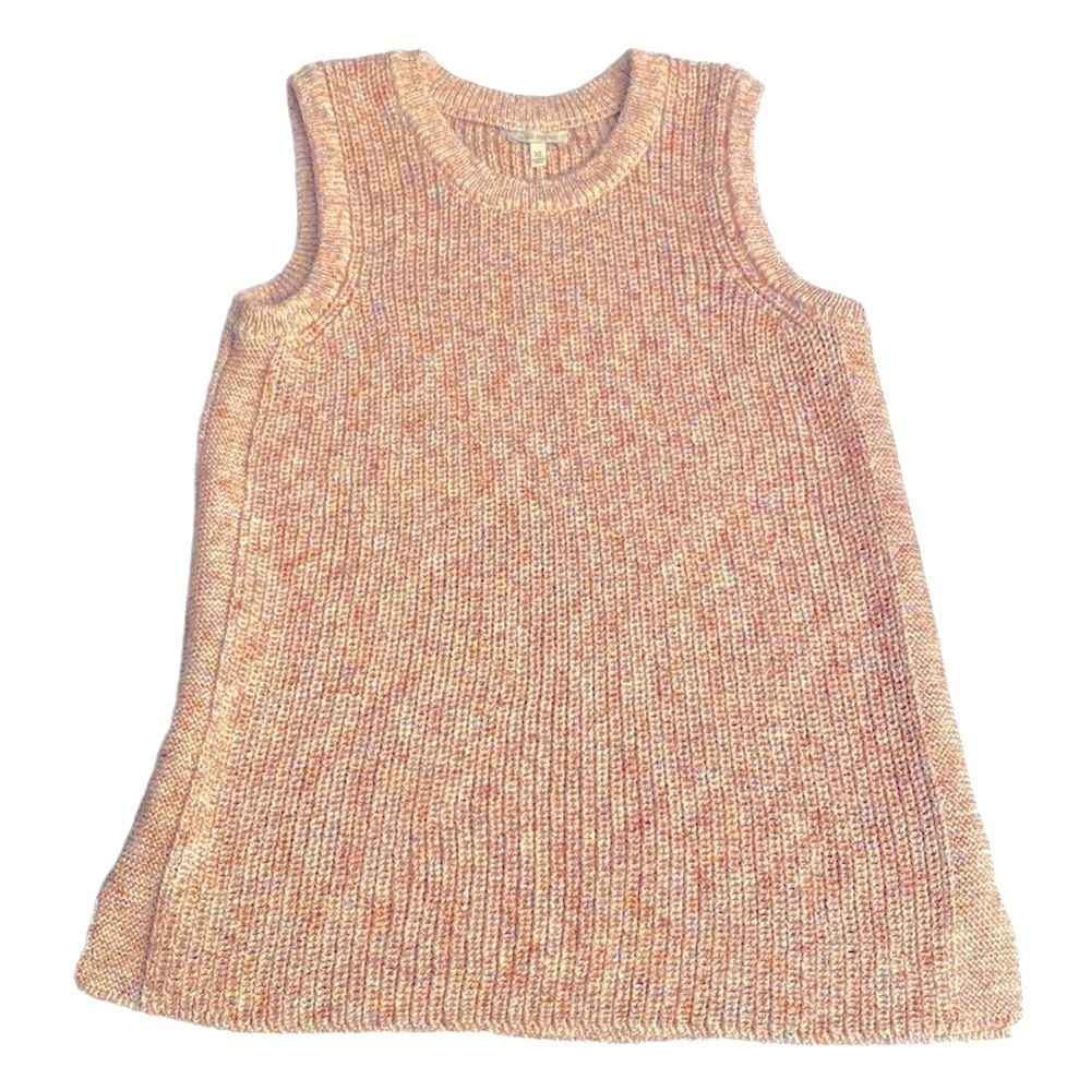 Ella Moss Heather Pink Knit Sweater Vest XL